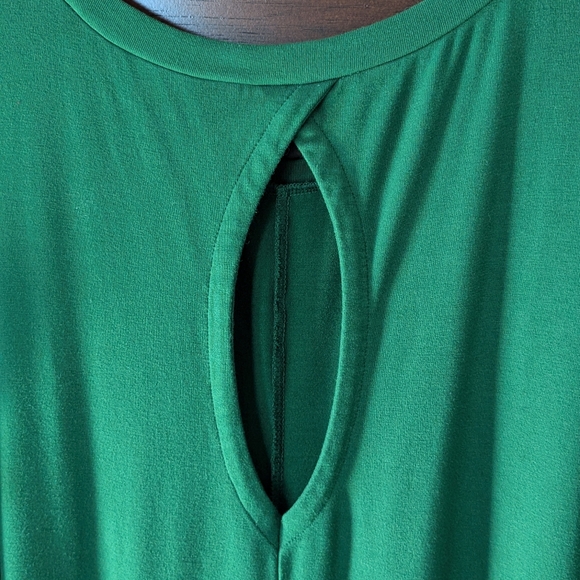 Universal Standard Green Sheath Maxi Dress with Dolman Sleeves - Picture 6 of 7